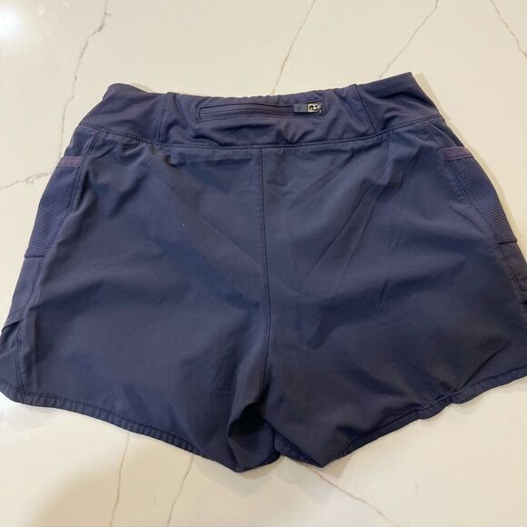 Athleta Blue Athletic Shorts Lightweight Relaxed Fit - Picture 5 of 5